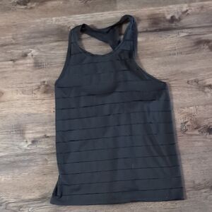 Black Striped Tank Top